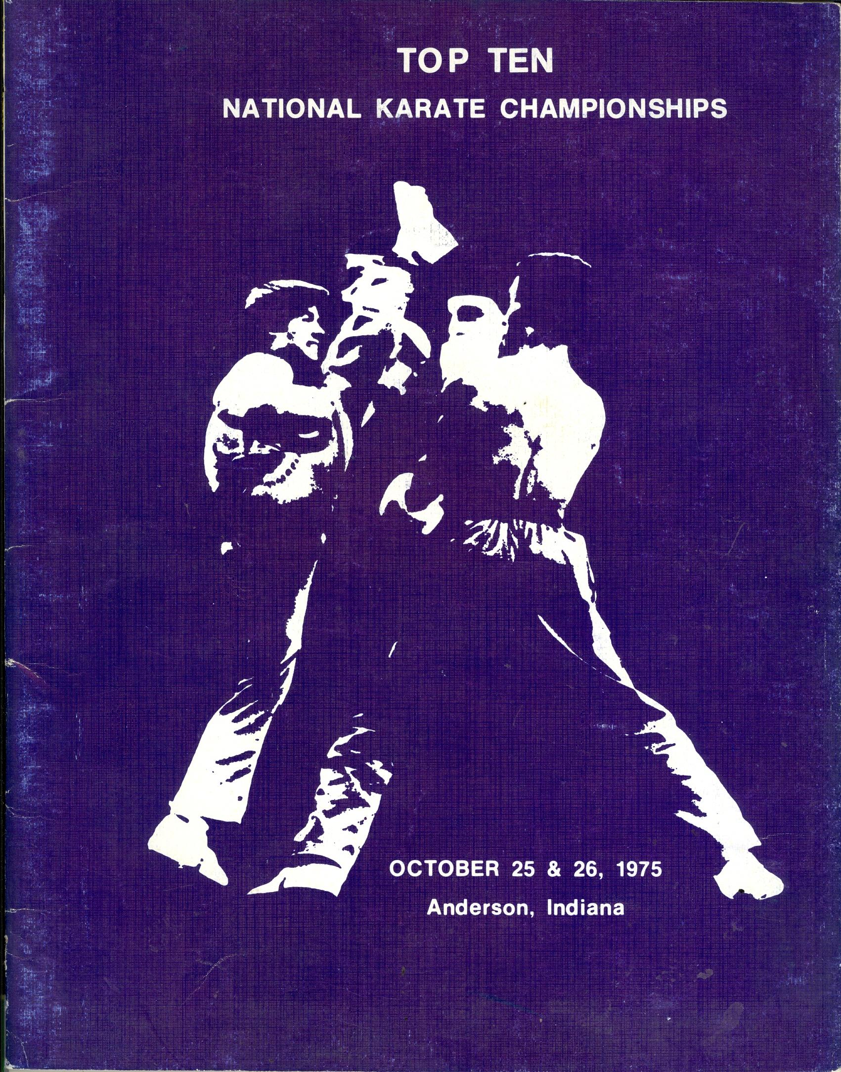 1975 Top Ten National Karate Championships Program